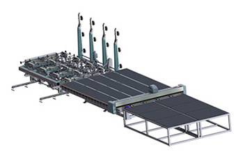 Línea de corte de vidrio CNC