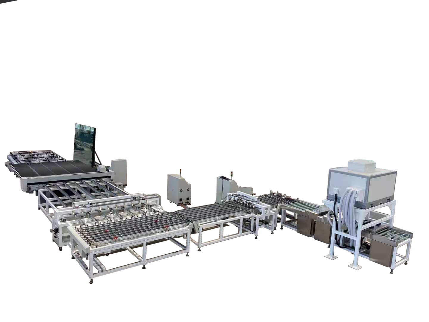 Línea de producción para el procesamiento de vidrio para electrodomésticos